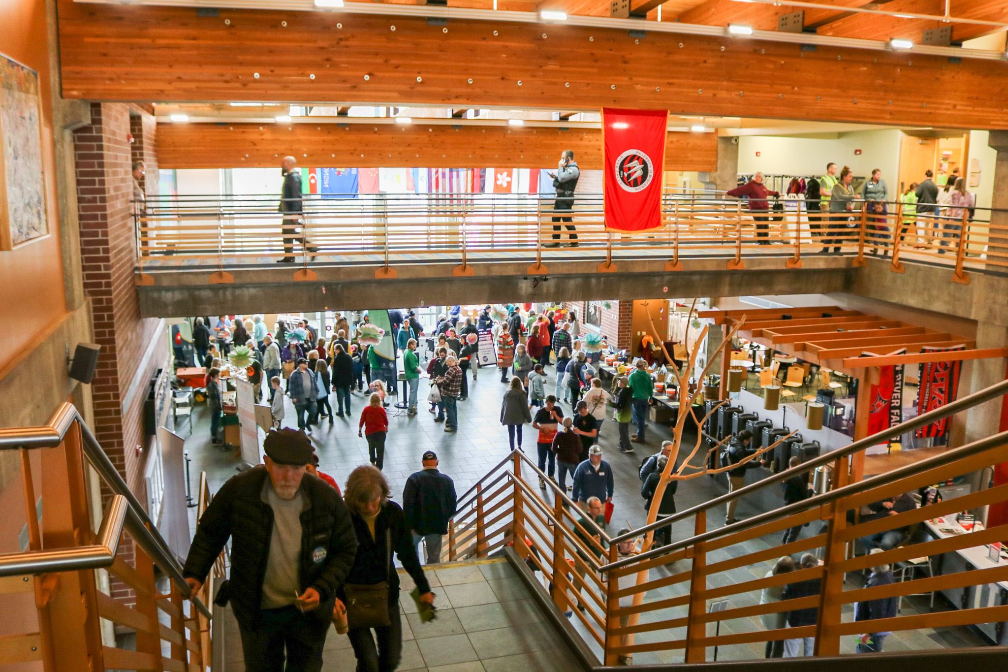 Earth Fest - University Center crowd